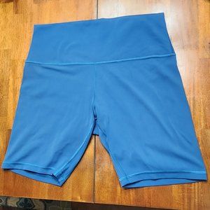Lululemon Align 8" Shorts Blue Borealis Size 12 Excellent Used Condition